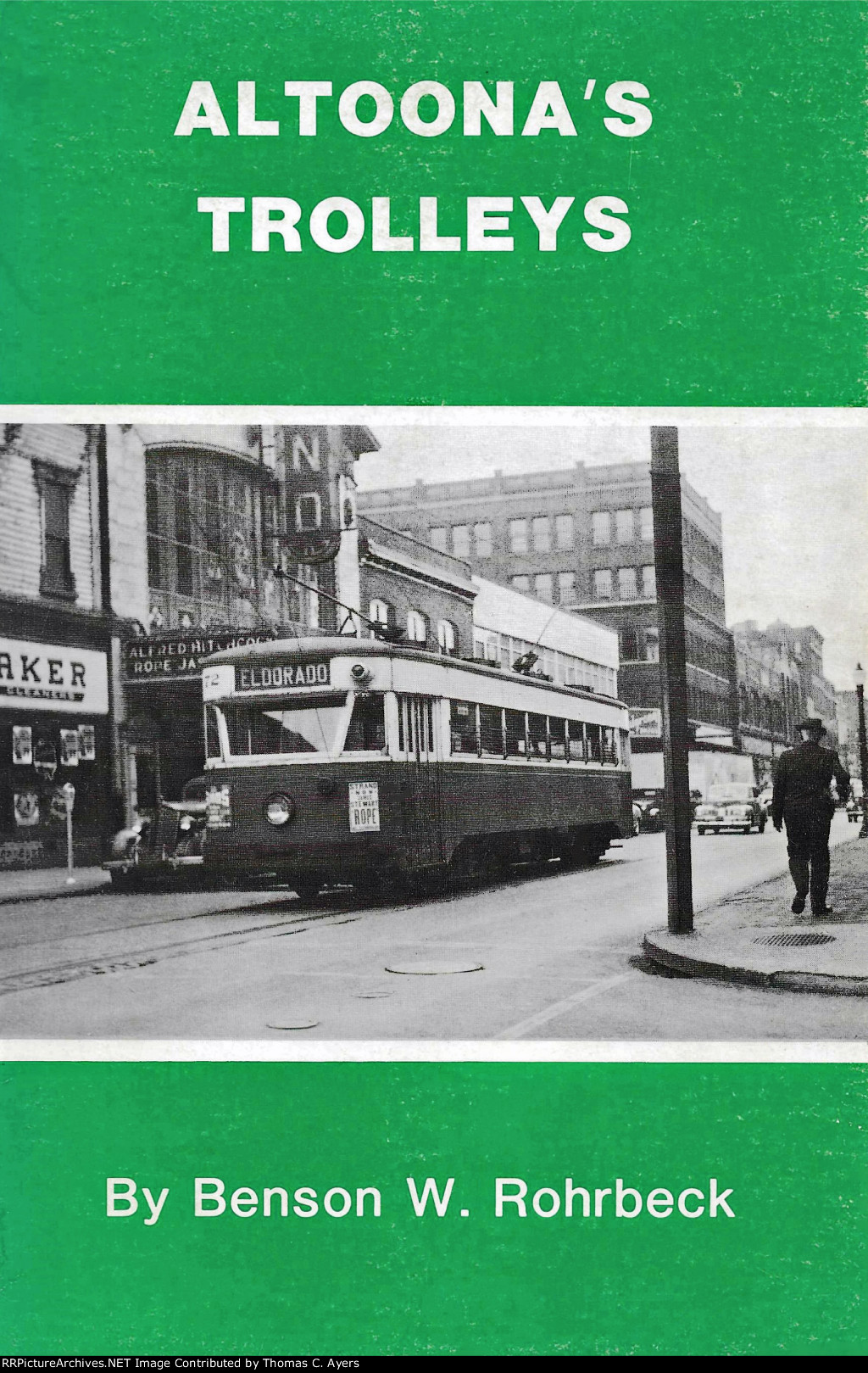 "Altoona's Trolleys," Front Cover, 1980